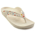 A-HA Beige Casual Slipper For Women HAPPI-LE By Liberty