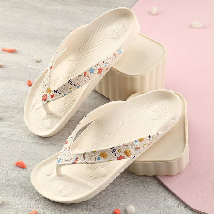 A-HA Beige Casual Slipper For Women HAPPI-LE By Liberty