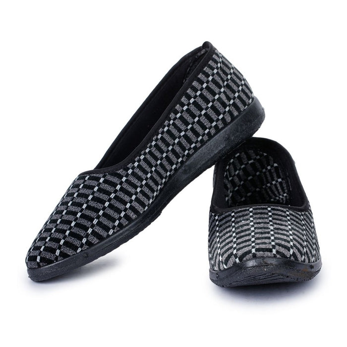 A-HA Black Casual Ballerina Shoes For Women SPL.BELLY By Liberty