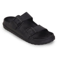 A-HA Black Casual Flat Sandal For Men COMMIT By Liberty