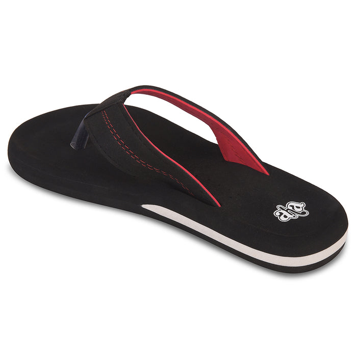 A-HA Black Casual Flip-Flops For Men EXACT By Liberty