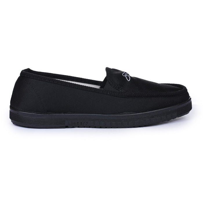 A-HA Black Casual Non Lacing Shoes For Men WALKER-E