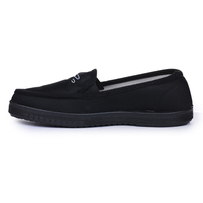 A-HA Black Casual Non Lacing Shoes For Men WALKER-E