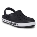 A-HA Black Casual Slip-on Clogs For Men LITEWALK By Liberty