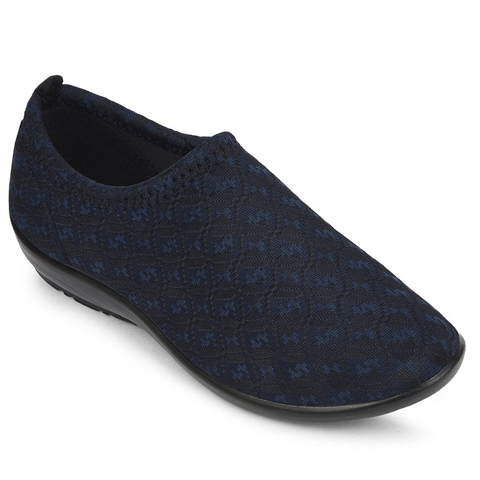 A Ha Blue Casual Ballerina For Women Marina 220 By Liberty