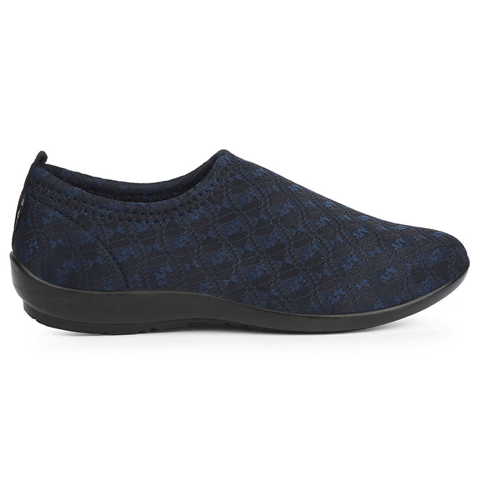 A Ha Blue Casual Ballerina For Women Marina 220 By Liberty