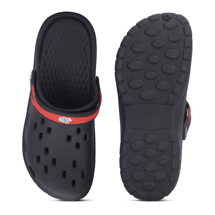 A-HA By Liberty XT-82 Mens Black Bin Clogs Sandal
