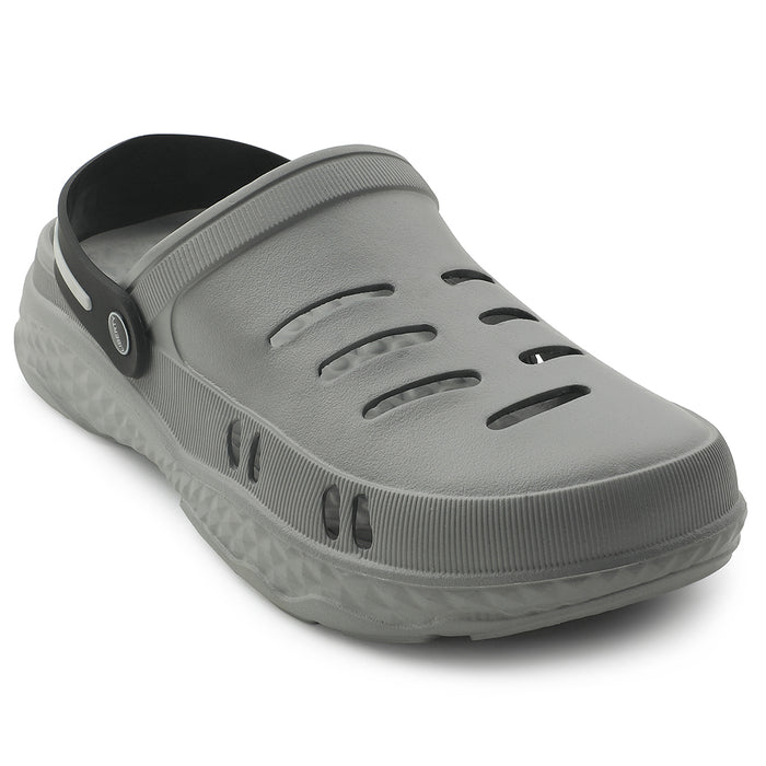 A-HA Casual Grey Clogs For Men BEACHRIDEM By Liberty