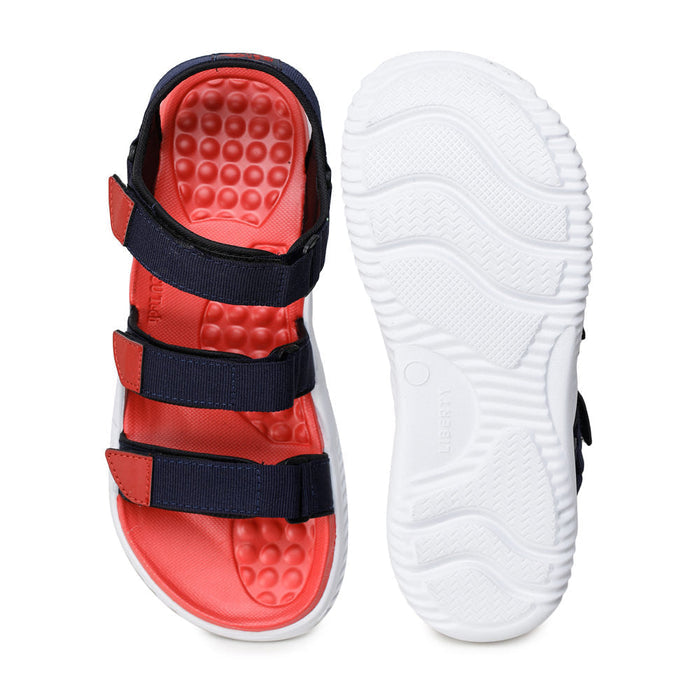 A-HA Casual Navy Blue Sandals For Men STAMINA-4 By Liberty