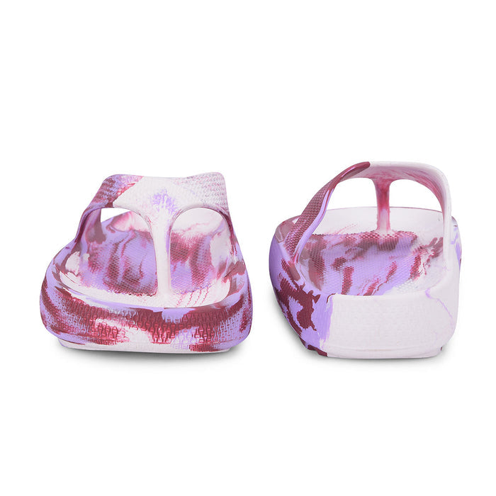 A-HA Casual Off White Flip Flops For Women COMFYWALK6 By Liberty