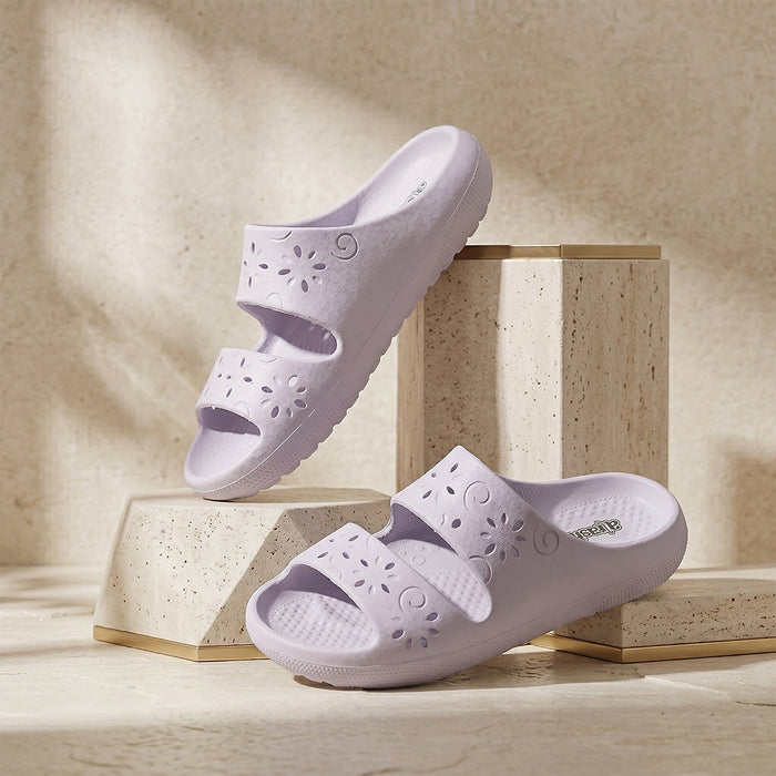 A-HA COSYWALK-E Purple Casual Slides For Women By Liberty