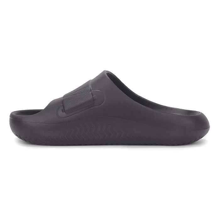 A Ha Dailywalk Black Casual Slip On Slides For Men By Liberty