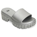 A-HA Dark Grey Casual Sandal For Women LB46-01E By Liberty
