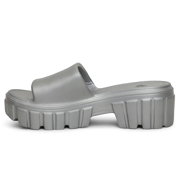 A-HA Dark Grey Casual Sandal For Women LB46-01E By Liberty