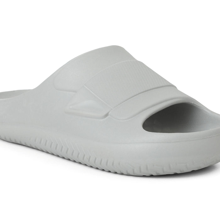 A-HA Grey Casual Slides For Men DREAMWALKM By Liberty
