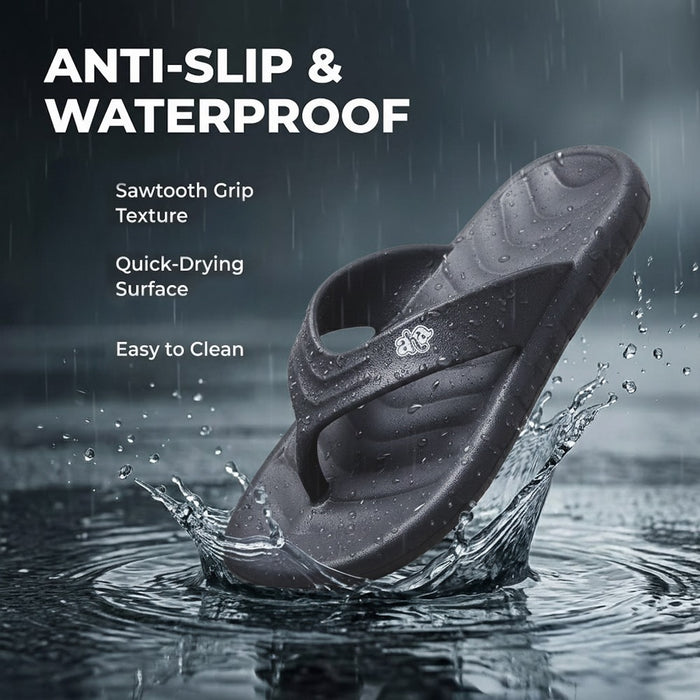 A Ha Grey Casual Slip On Slippers For Men Lsc 1E By Liberty