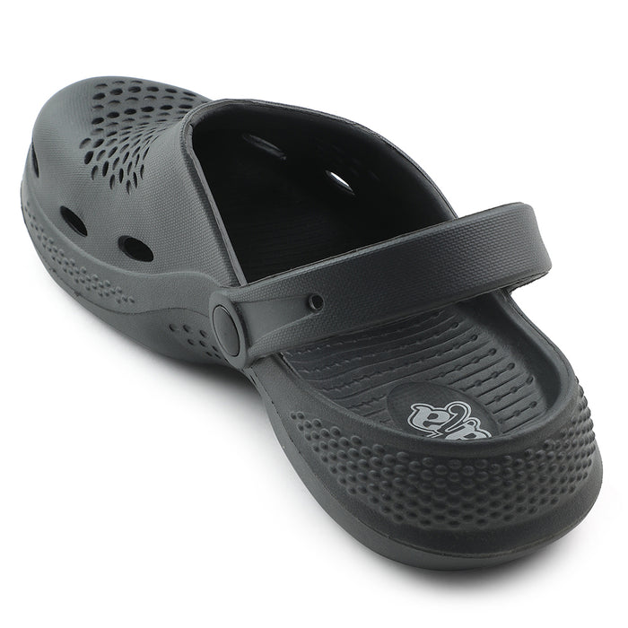 A-HA Grey Slingback Clogs For Men GMF-02E By Liberty