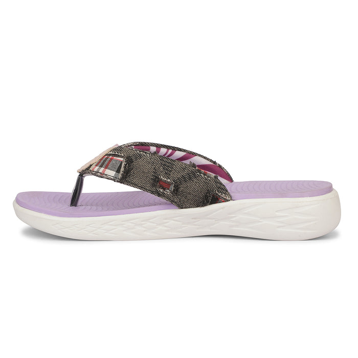 A-HA IMPACT-L37 EVA Black Casual Slippers for women By Liberty