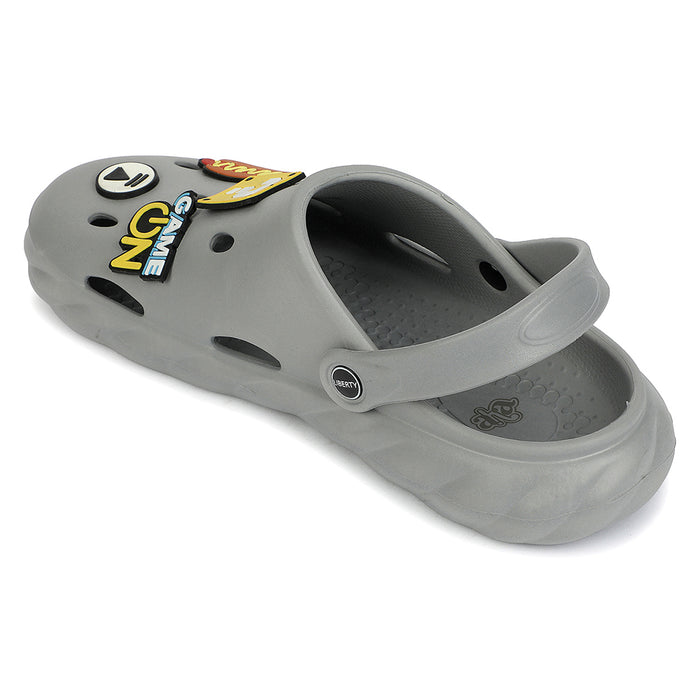 A Ha Light Grey Casual Clogs For Men Beachwalkm By Liberty