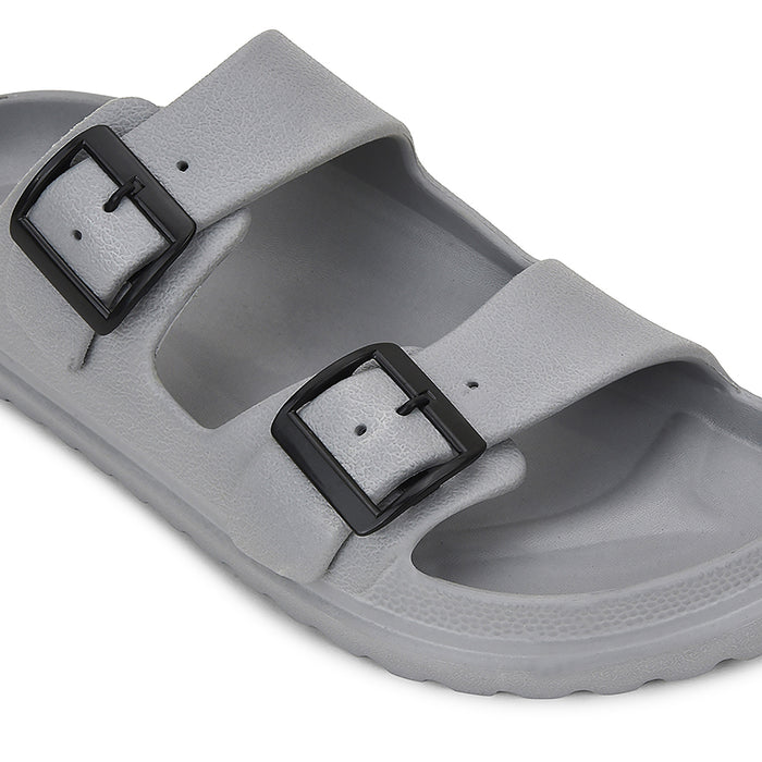 A-HA Light Grey Casual Flat Sandal For Men COMMIT By Liberty
