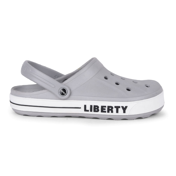 A-HA Light Grey Casual Slip-on Clogs For Men LITEWALK By Liberty