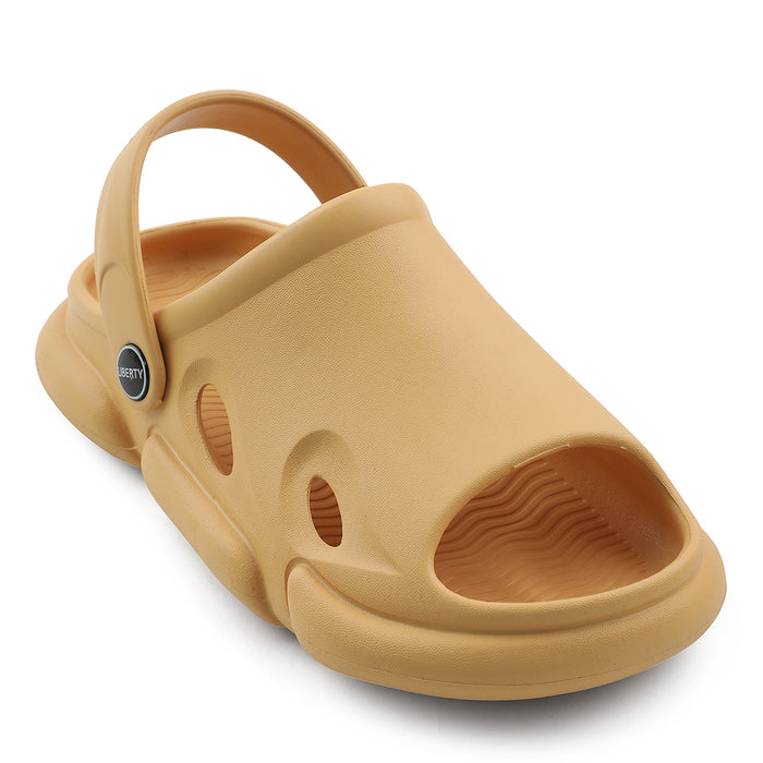 A-HA Mustard Casual Clogs For Kids BEACHFIT01 By Liberty