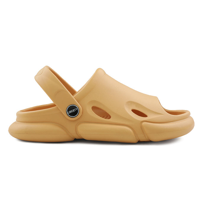 A-HA Mustard Casual Clogs For Kids BEACHFIT01 By Liberty