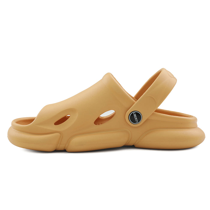 A-HA Mustard Casual Clogs For Kids BEACHFIT01 By Liberty