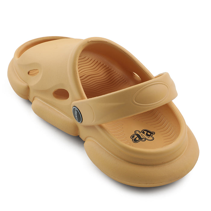 A-HA Mustard Casual Clogs For Kids BEACHFIT01 By Liberty