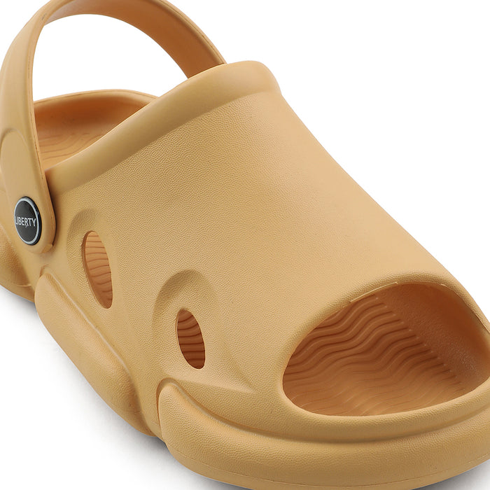 A-HA Mustard Casual Clogs For Kids BEACHFIT01 By Liberty