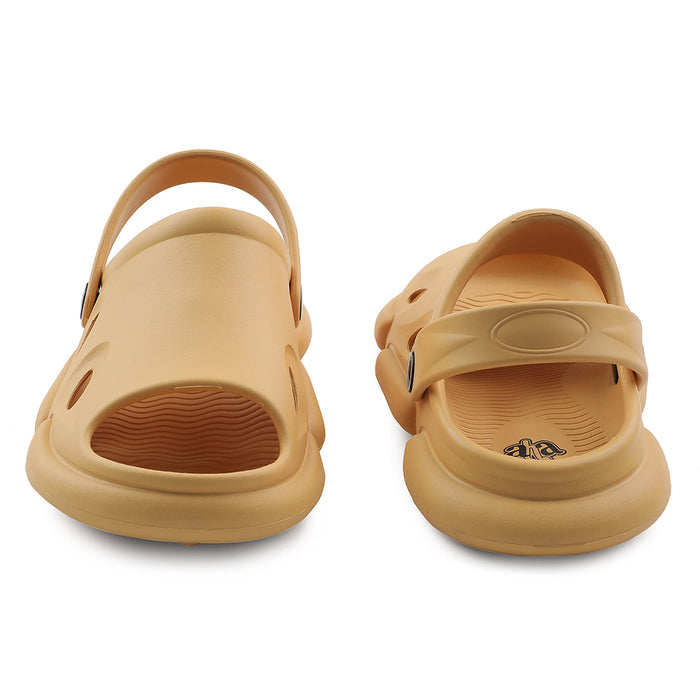 A-HA Mustard Casual Clogs For Kids BEACHFIT01 By Liberty