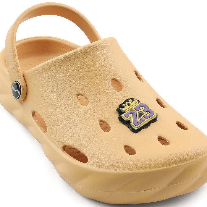 A-HA Mustard Casual Clogs For Kids BEACHWALKK By Liberty