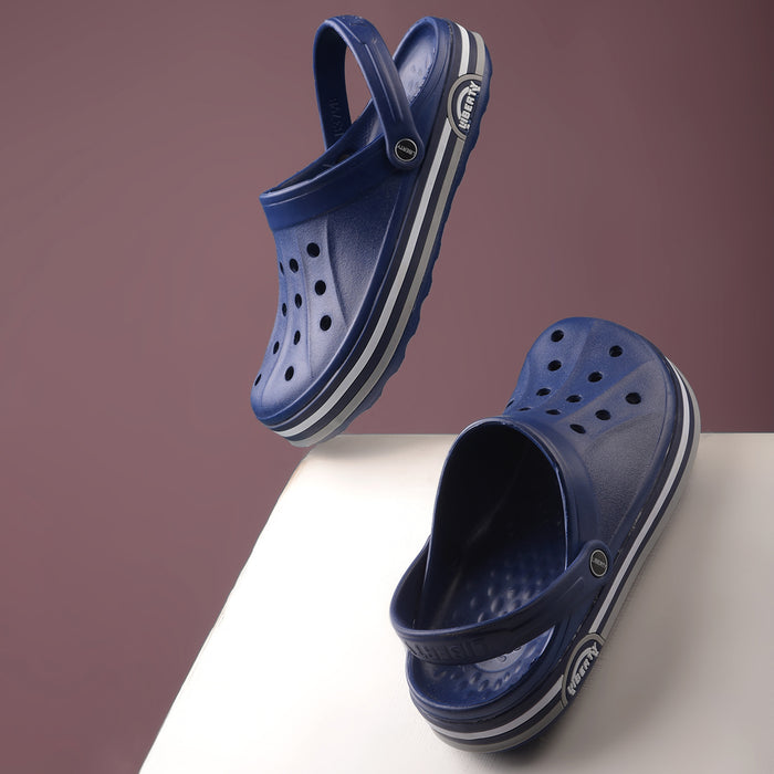 A-HA Navy Blue Casual Slingback Clogs For Men LITEWALKNR By Liberty