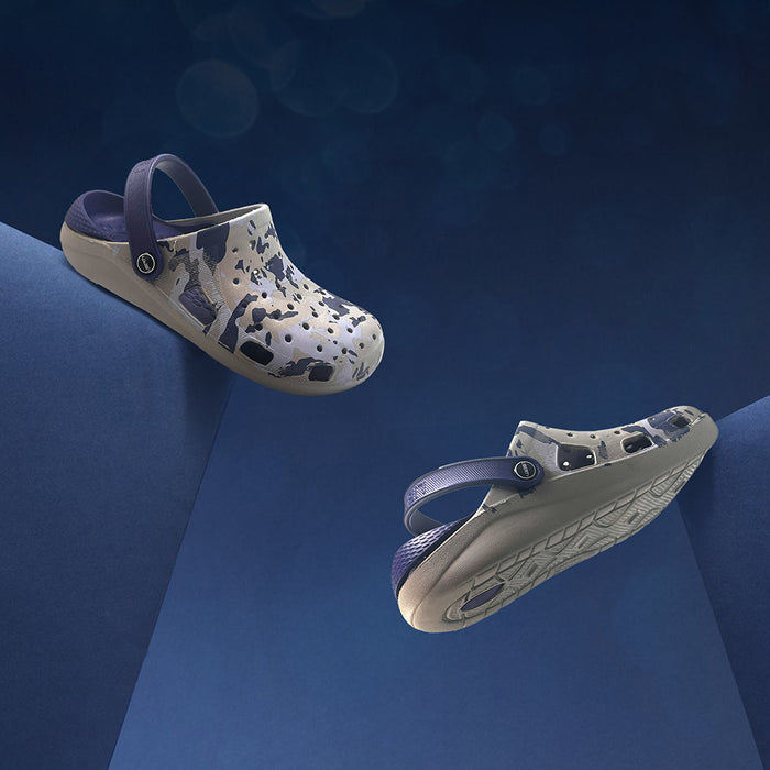 A-HA By Liberty LPMXT-811 Men Navy Blue Clogs