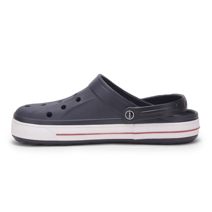 A-HA Navy Blue Casual Slip-on Clogs For Men LITEWALK By Liberty