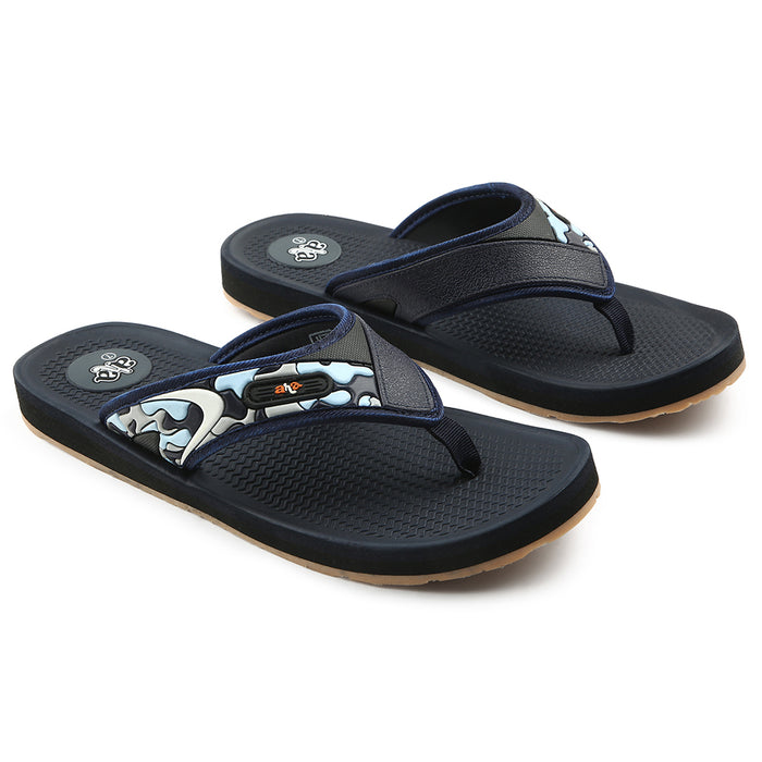 A-HA Navy Blue Casual Slipper For Men ANCO-7 By Liberty
