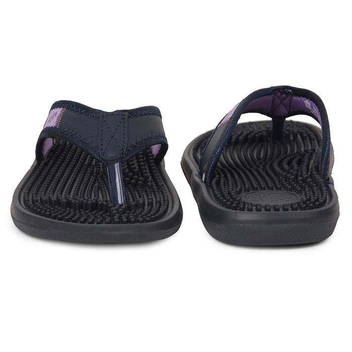 A-HA Navy Blue Casual Slipper For Women ACUPLUS-2