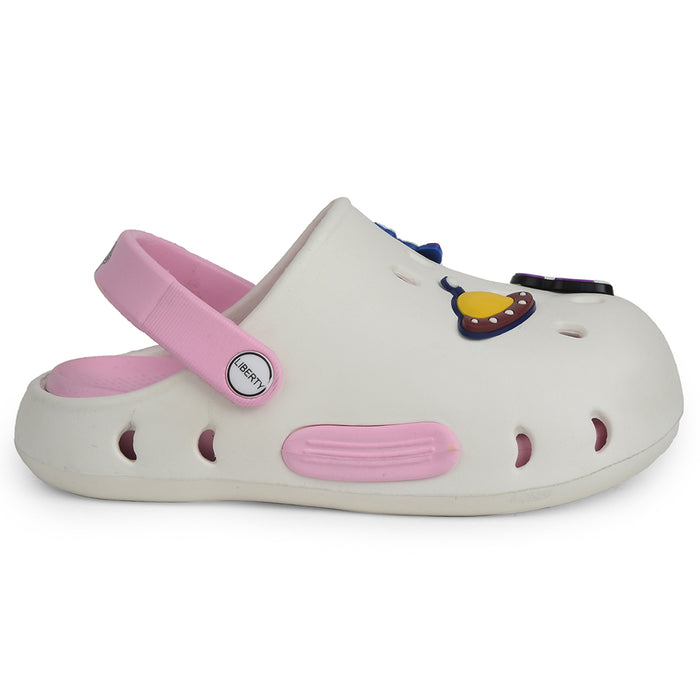 A-HA Off White Casual Clogs For Kids CUTIER