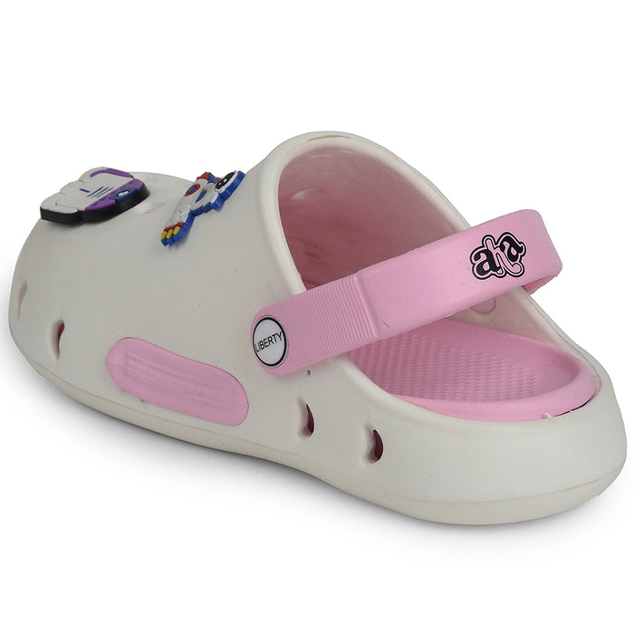 A-HA Off White Casual Clogs For Kids CUTIER