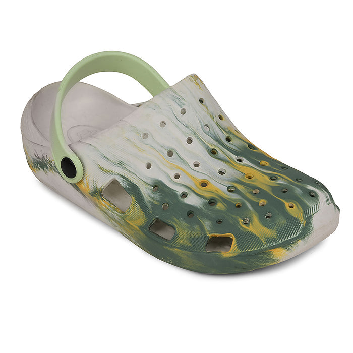 A-HA Off White Slingback Clogs For Men LPMXT-961E By Liberty