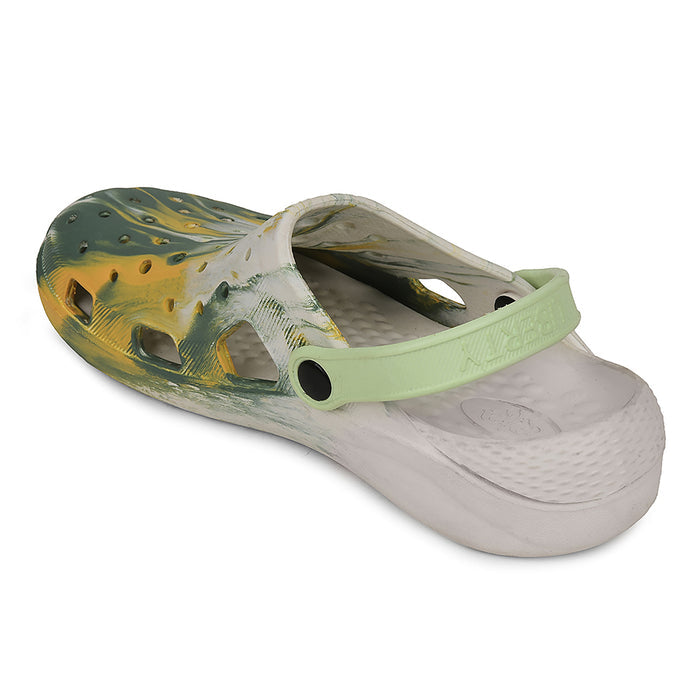 A-HA Off White Slingback Clogs For Men LPMXT-961E By Liberty