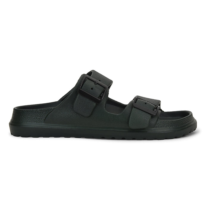 A-HA Olive Green Casual Flat Sandal For Men COMMIT By Liberty