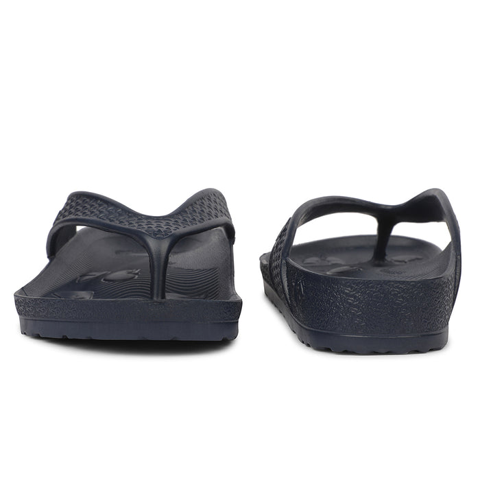 A-HA ORTHO-2M Navy Blue Casual Slippers for Men by Liberty