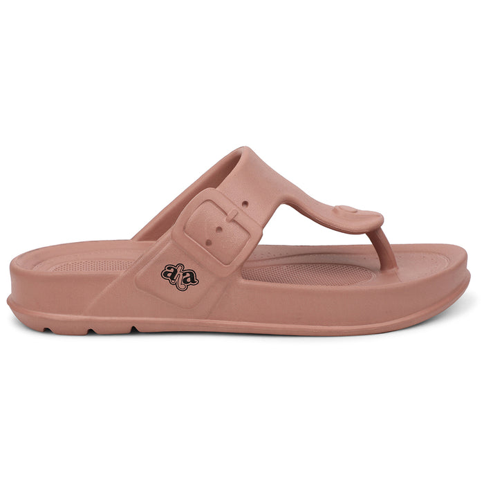 A-HA Peach Casual Slipper For Women TWINKS-1