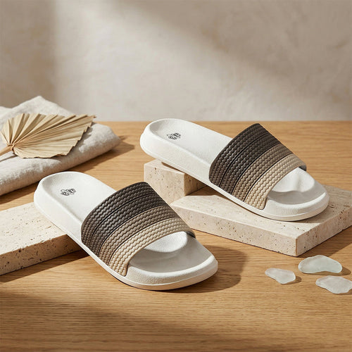 A Ha Primgo E Beige Casual Slip On Slides For Men By Liberty