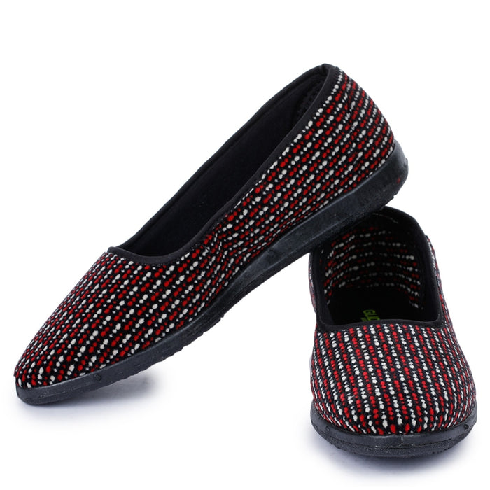 A-HA Red Casual Ballerina Shoes For Women SPL.BELLY By Liberty