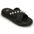 A-HA RESTWALK-2 Black Casual Slides For Women By Liberty