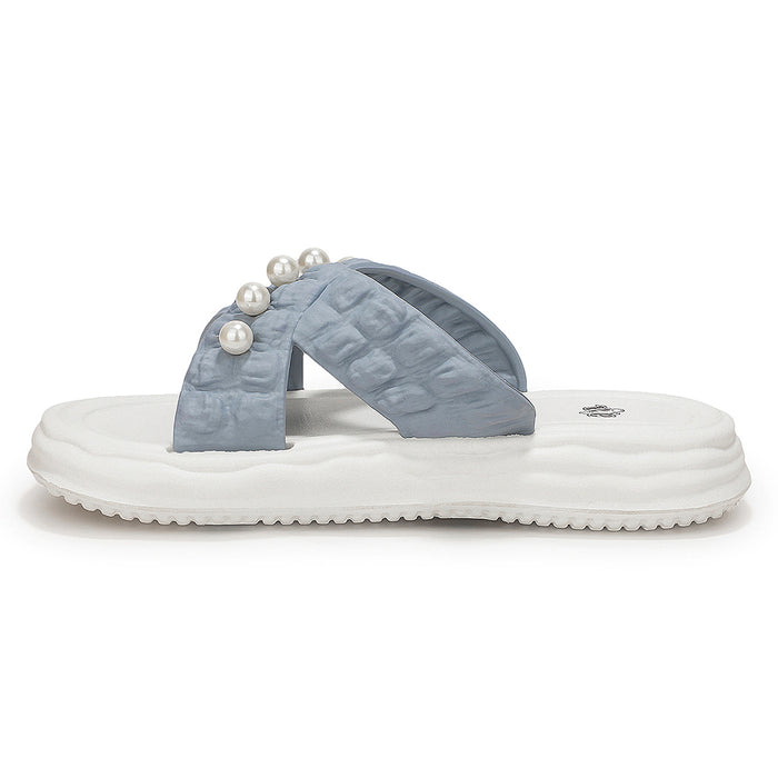 A-HA RESTWALK-2 SKy Blue Casual Slides For Women By Liberty