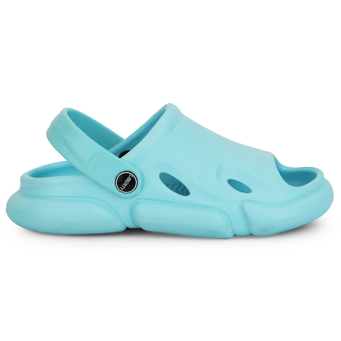A-HA Sea Green Casual Clogs For Kids BEACHFIT01 By Liberty
