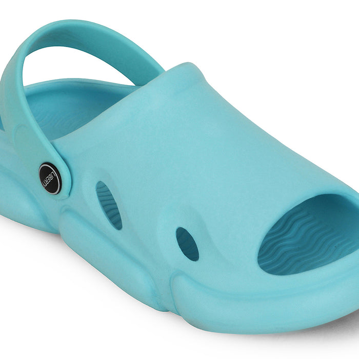 A-HA Sea Green Casual Clogs For Kids BEACHFIT01 By Liberty